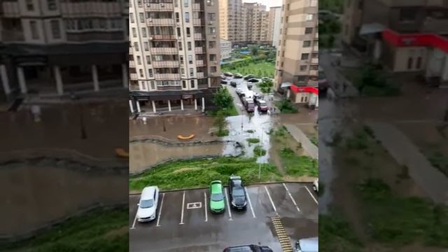 Потоп 15 июня. ЖК "Гусарская Баллада"