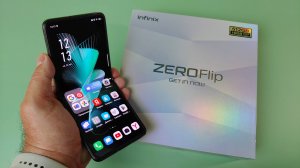 Infinix ZERO Flip 8/512Gb Распаковка и Первое Знакомство