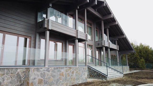 Дом из клееного бруса по проекту "Австрия v3" смотреть онлайн