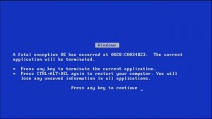 эволюция bsod windows