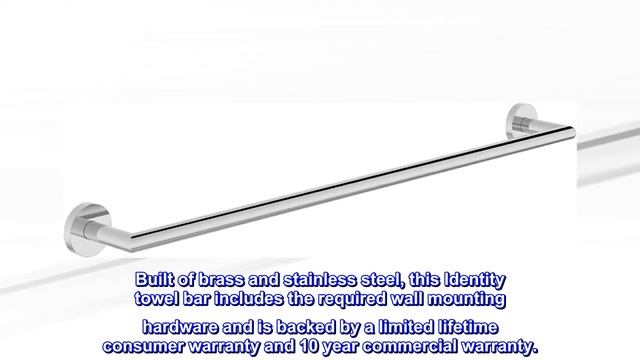 Symmons 673TB-24 Identity 24 in. Wall-Mounted Towel Bar in Polished Chrome смотреть онлайн