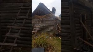 разбор древнего сарая