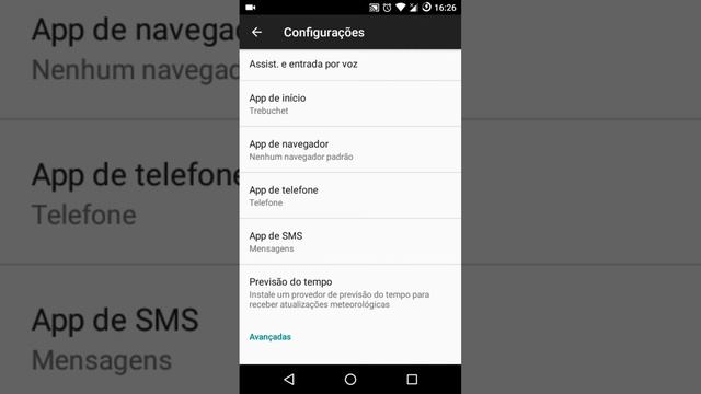 Android 7.1.1 rodando no LG g2 mini