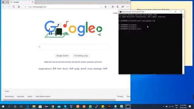 How to Open a web page using CMD in windows смотреть онлайн