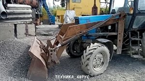 ПФС-0,75 - фронтальный погрузчик на базе трактора МТЗ-82.1. Самый не эффективный фронтальник