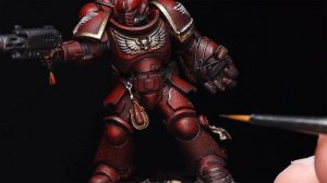 Grimdark Blood Angels __ Realistic Surface Finish Variation __ Red Armour