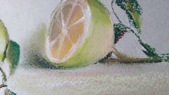 Работа пастелью 20*30 см. Лайм смотреть онлайн