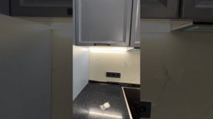 Светодиодная подсветка угловой кухни