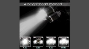 Самый мощный светодиодный налобный фонарь 5LED T6 Фара дальнего света Фонарик налобный фонарь