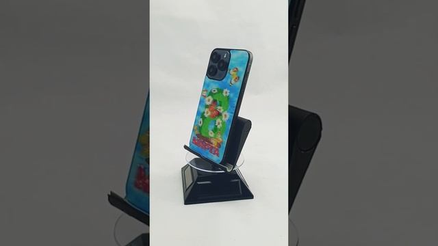 3Д стерео варио наклейки на телефоны и чехлы. Пример стерео  3Д  наклейки на iPhone 1415 Pro Max