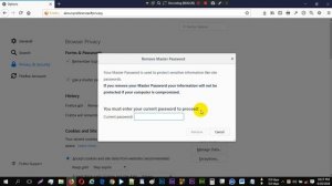 Reset your Firefox  master password at 1 minutes