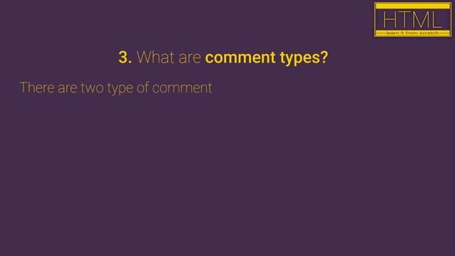 HTML for beginners 14: HTML comments