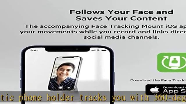 Belkin Face Tracking Phone Mount - MagSafe Compatible Phone Stand - Motion Tracking Video For Conte смотреть онлайн