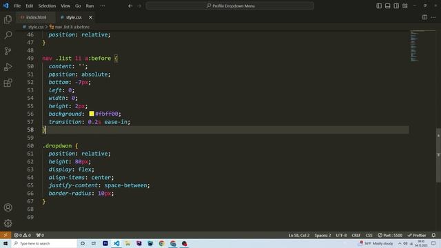 Drop-down Profile Menu Using HTML CSS & JavaScript смотреть онлайн