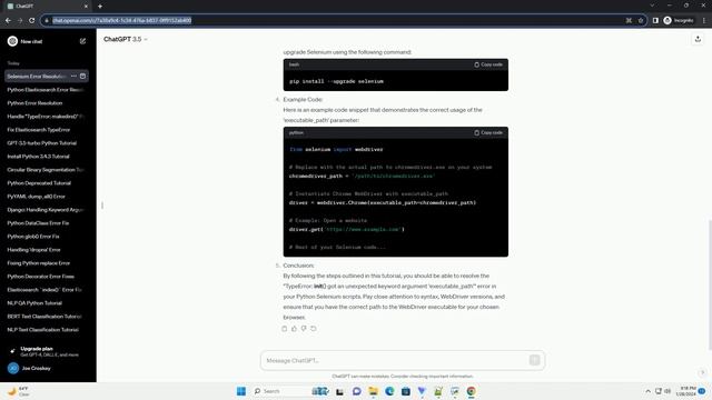 python selenium got an unexpected keyword argument executable path