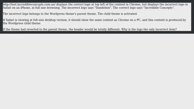 Wordpress: iPhone Safari full size & PC versions different смотреть онлайн