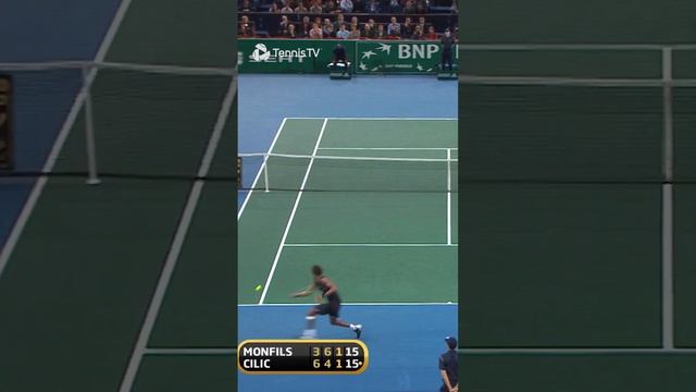 Young Monfils Was INSANE