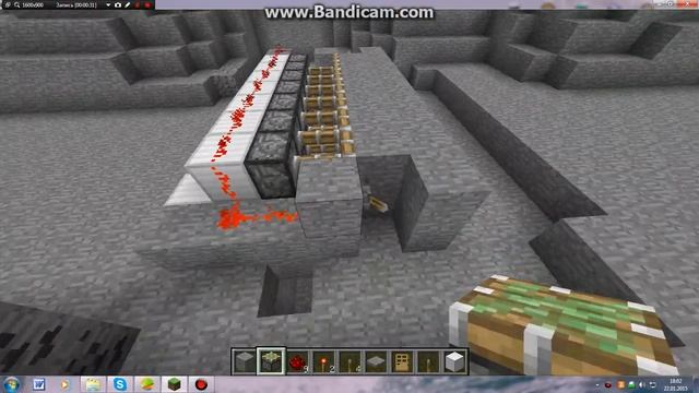 механическая дверь с помощью поршней. смотреть онлайн