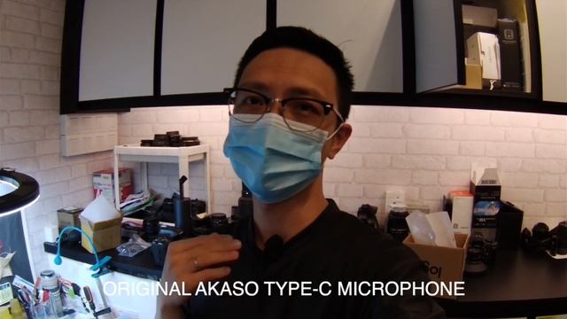 Akaso Brave 6 Plus & V50Pro external microphone test - type-c version смотреть онлайн