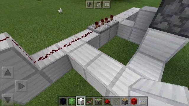 Маинкрафт. Механизмы для защиты ресурсов от гриферов + постройка механической двери 4на4 блока! смотреть онлайн