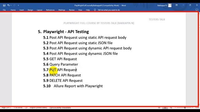 Playwright API Testing #53 Chapter05 Introduction
