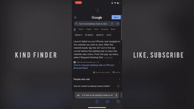 How To Use Desktop Mode on Safari Browser