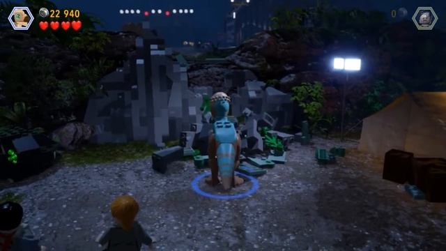 LEGO Jurassic World (PC)-Прибытие "Ин-Ген" #12.