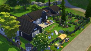 Семейный дом ферма | Строительство The Sims 4 | Mulena Sims 4