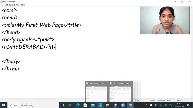 FIRST HTML WEB PAGE| HTML HEADING TAGS| PARAGRAPH TAGS| BREAK TAGS| IMAGE TAGS