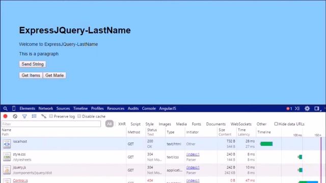 Using the Chrome Developer Tools to Debug JavaScripting Loading