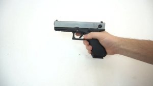 Страйкбольный пистолет WE Glock-18 Gen.4 Silver, сменные накладки (WE-G002B-SV)