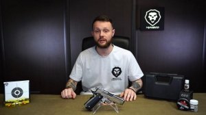 Сигнальный пистолет Курс-С К1911 Compact 5.5 мм (10ТК, Кольт, хром) Видео Обзор