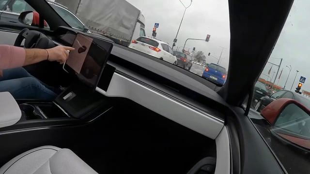 NEw Interior Tesla Model S Plaid 0 100 POV Test Drive смотреть онлайн