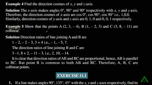 DIRECTION COSINES & DIRECTION RATIOS OF A LINE || THREE DIMENSIONAL GEOMETRY || NCERT 11.1(CBSE XII смотреть онлайн