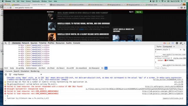 Debugging a Web App With Chrome Dev Tools смотреть онлайн