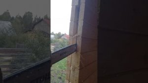 Обсада окна в брусовом доме