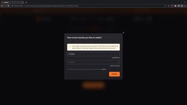 How To Stake Solana (SOL) With Solflare Wallet