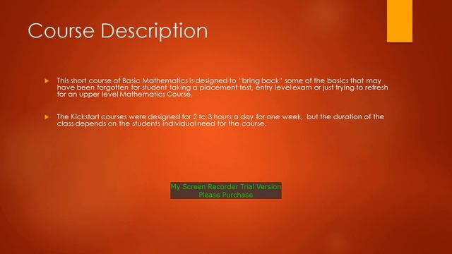 Kickstart Basic Mathematics Introduction смотреть онлайн