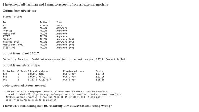 UFW port open but connection still refused смотреть онлайн
