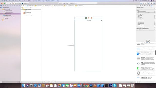 XCode iOS Development - Basic Hello World - iOS Swift Development Tutorials