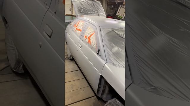 Загрунтована Покраска будет в полном видео #2024 #авто #ваз #покраска #2024 #shorts