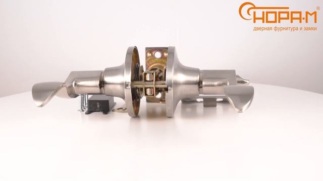 Ручки с защелкой ЗВ1-03 фиксатор ISPARUS, цвет матовый никель смотреть онлайн