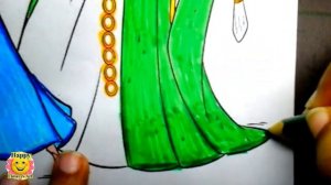 Disney Princess Merida Coloring Video #3 | Coloring Brave Disney Princess Merida and Queen Elinor