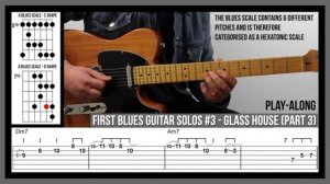 Glass House-Frist Blues Guitar Solo in A