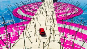 Безумная Гонка Челлендж с Препятствиями в ГТА 5|Гонки GTA 5 Online