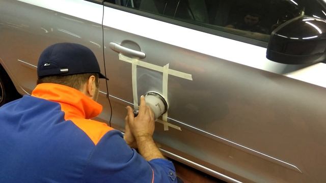 Полировка затертости на двери в результате открывания из соседней машины смотреть онлайн