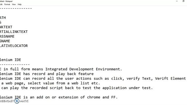 Selenium IDE - Part 1 | Locator Strategy In Selenium