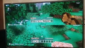 Выживание в Minecrafte.