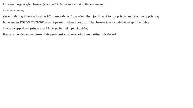 Google Chrome Kiosk Mode Printing Delay (2 Solutions!!) смотреть онлайн