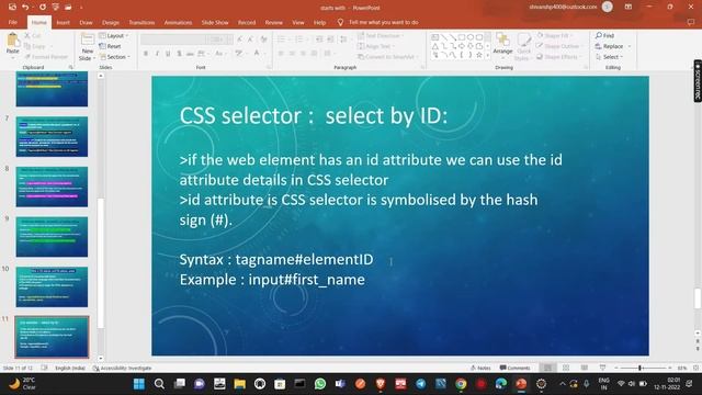 CSS selector #1 | Introduction to CSS selectors |  Selenium WebDriver  | Lecture 23 |